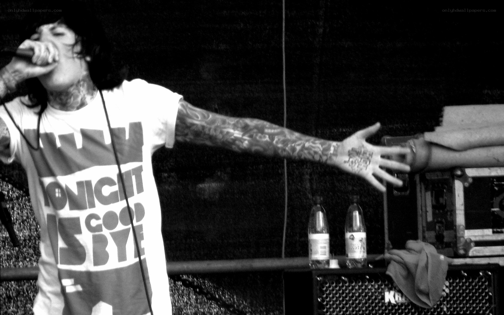 singer performing on stage