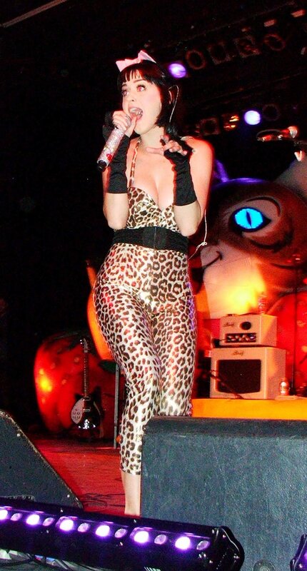 singer performing on stage