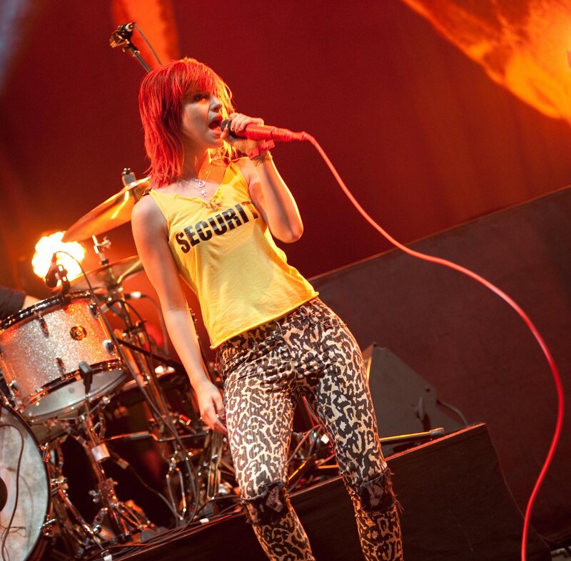 singer performing on stage