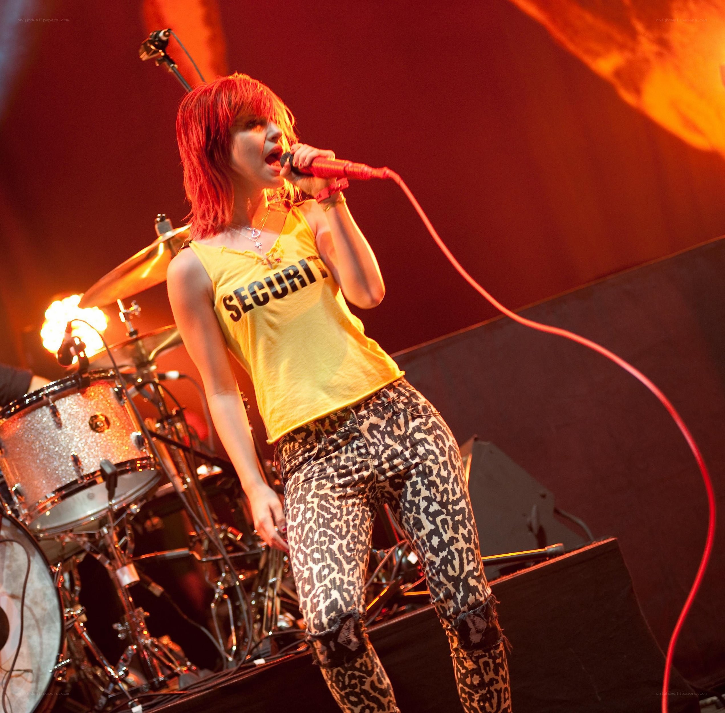 singer performing on stage