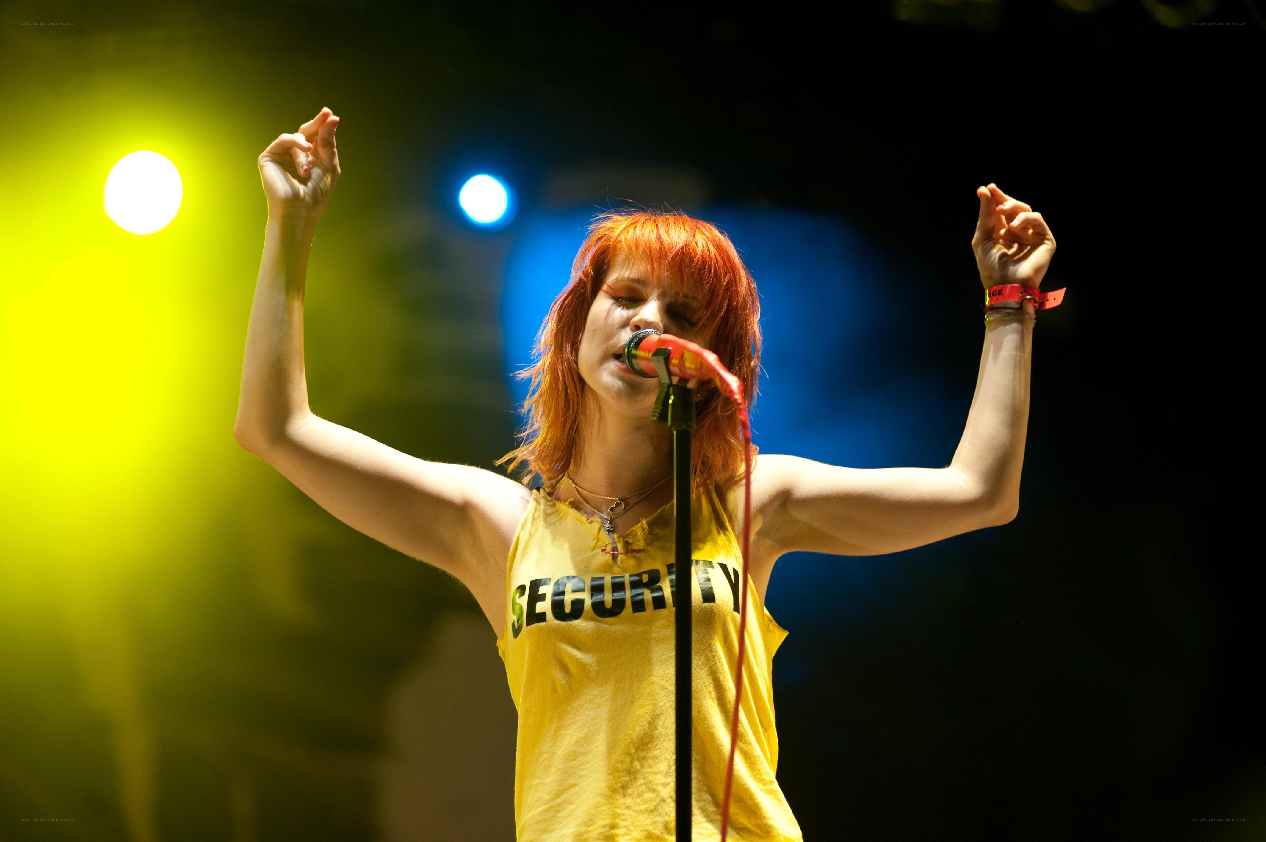 singer performing on stage