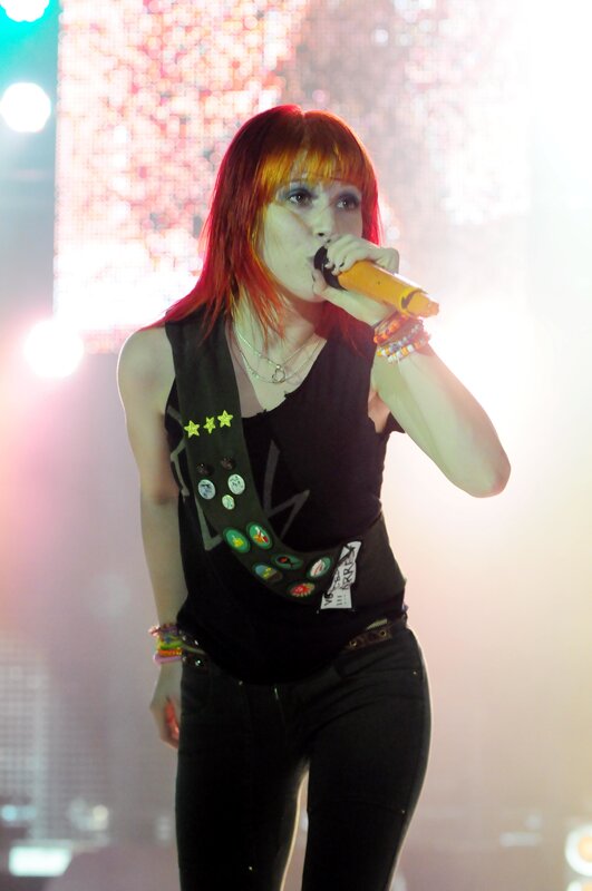 singer performing on stage