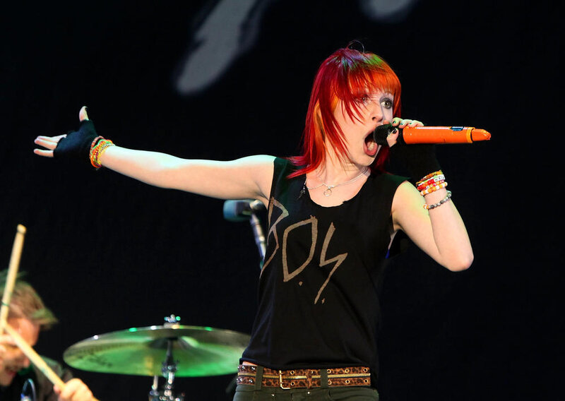 singer performing on stage
