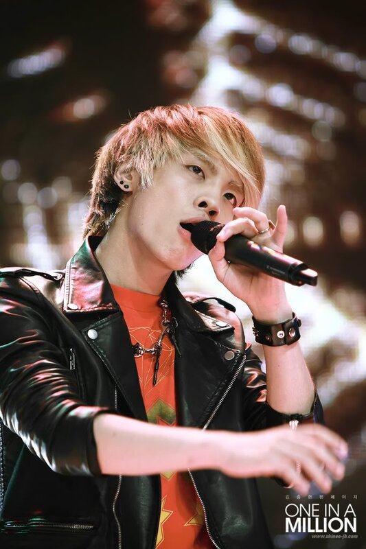 singer performing on stage
