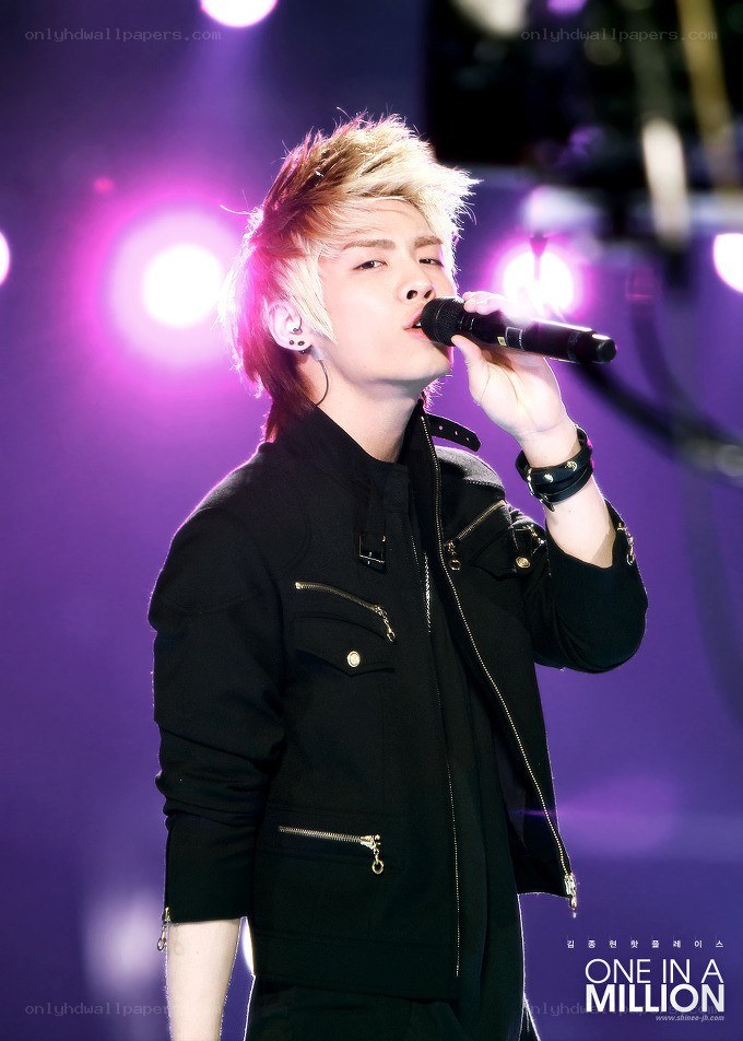 singer performing on stage