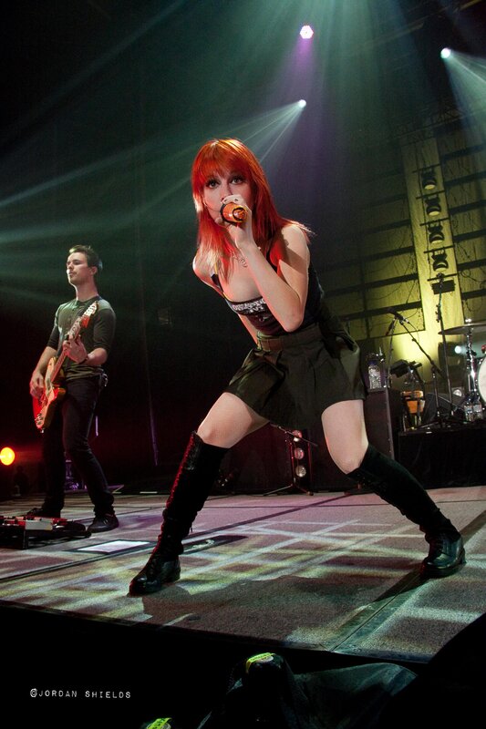 singer performing on stage