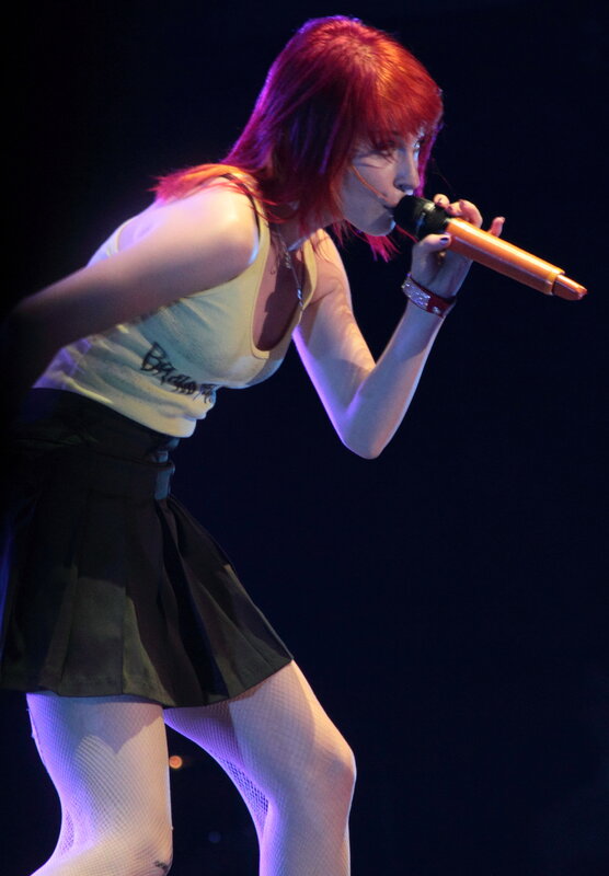 singer performing on stage