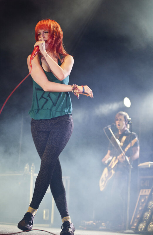 singer performing on stage