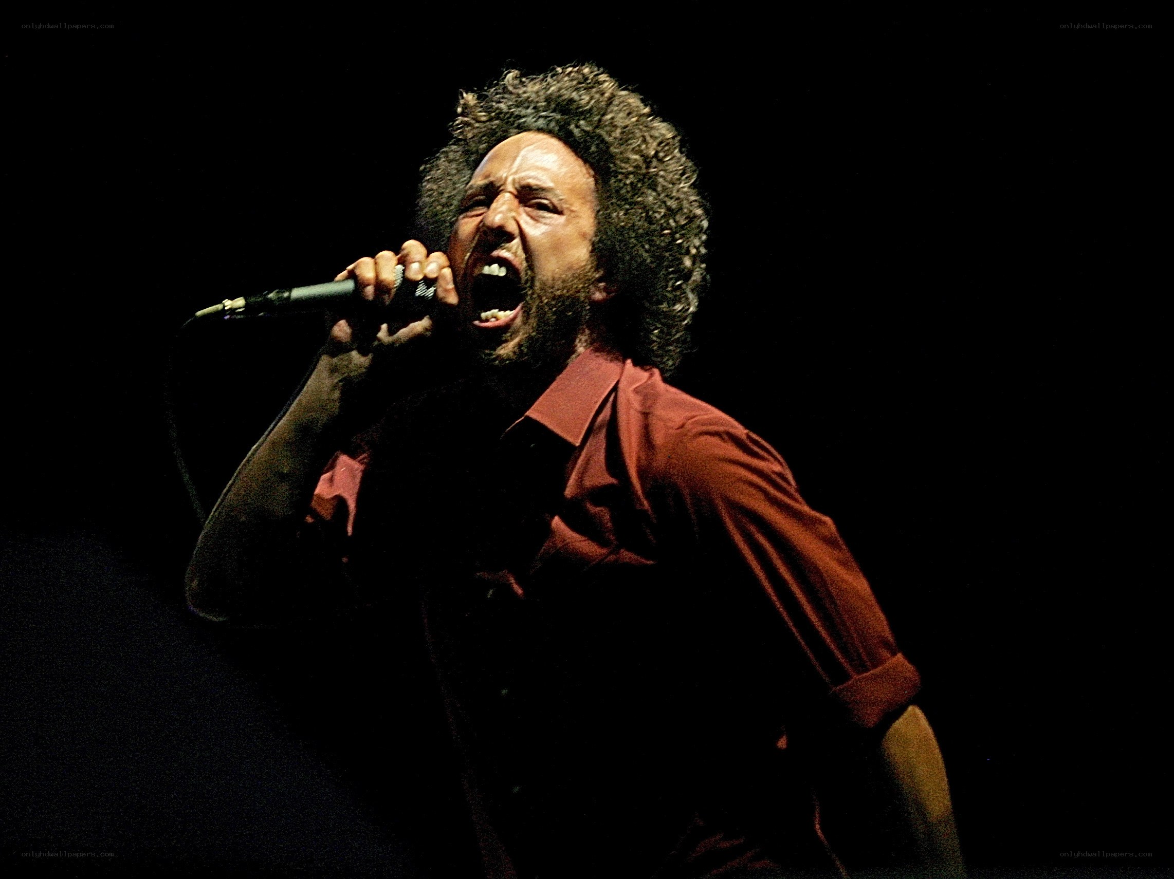singer performing on stage