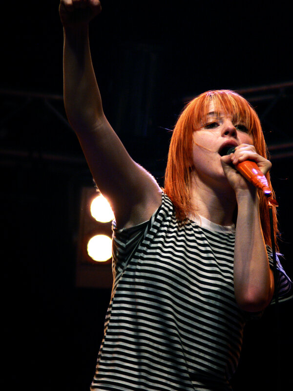 singer performing on stage