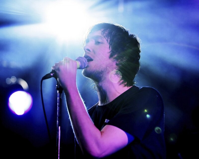 singer performing on stage