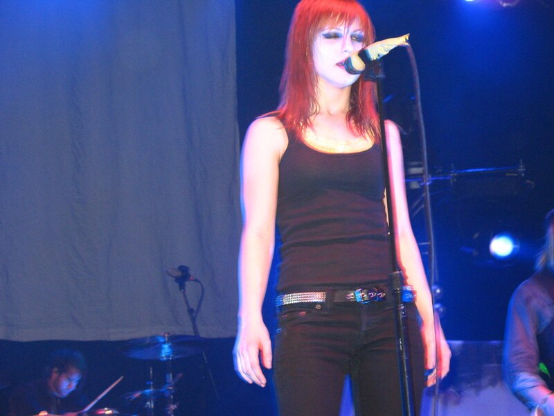 singer performing on stage