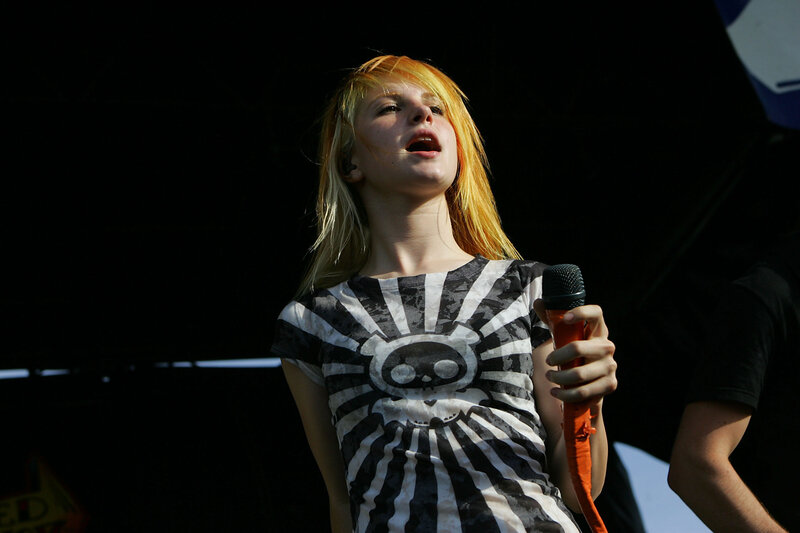singer performing on stage