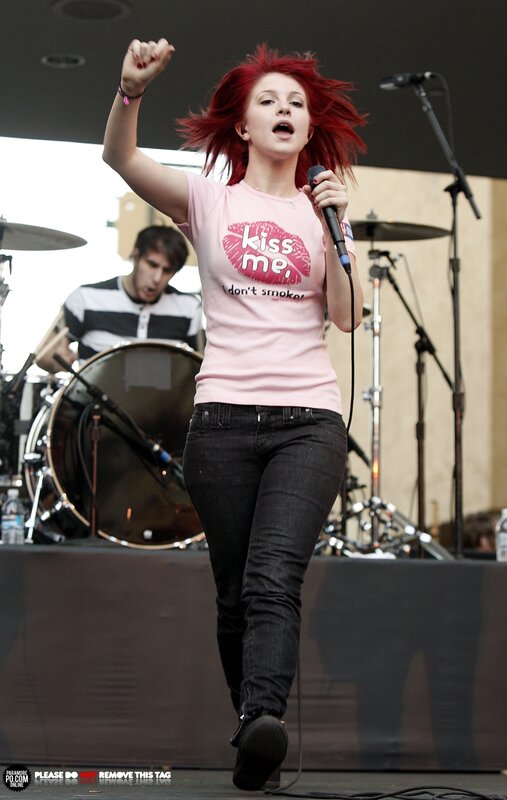 singer performing on stage