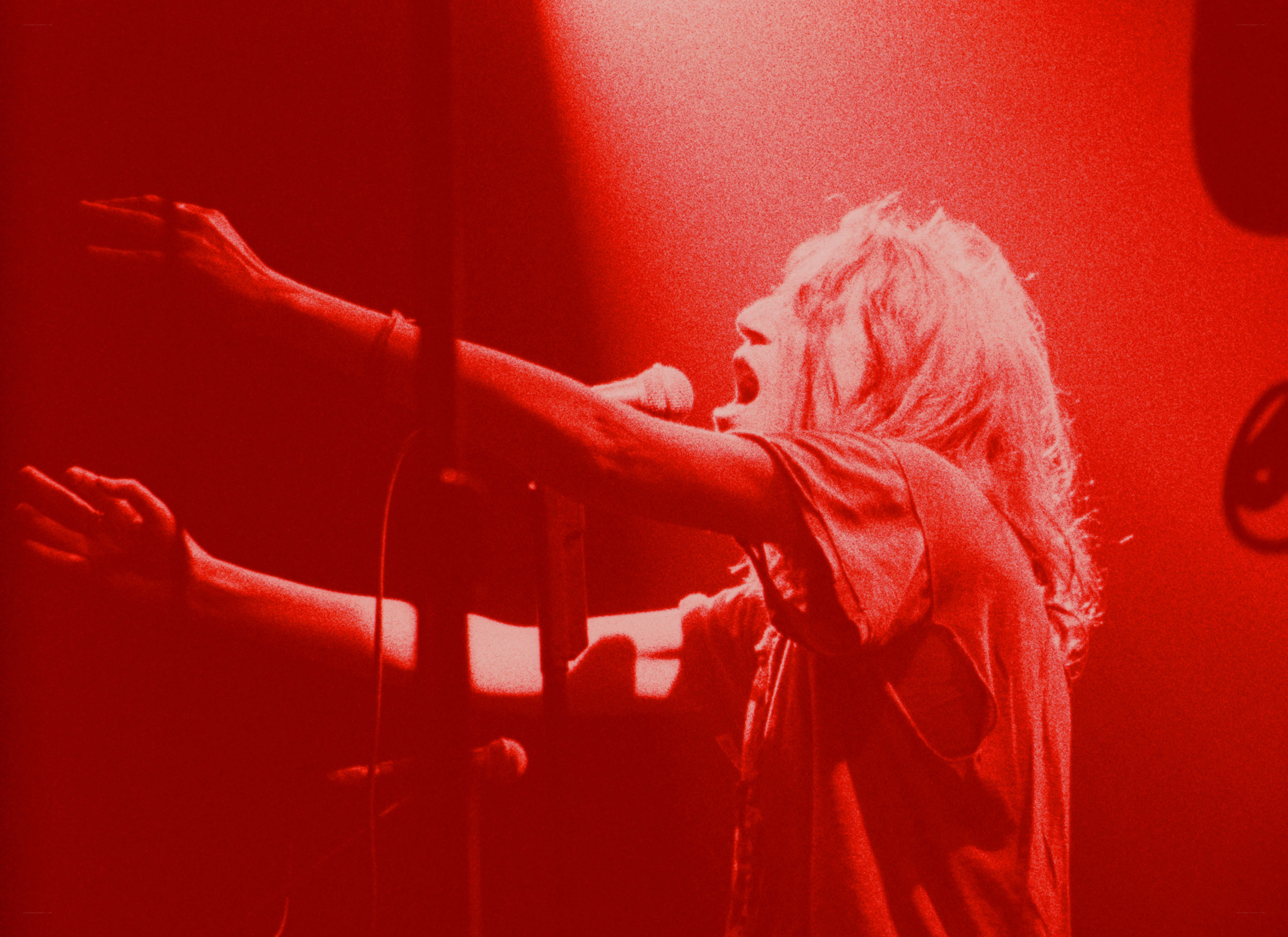singer performing on stage
