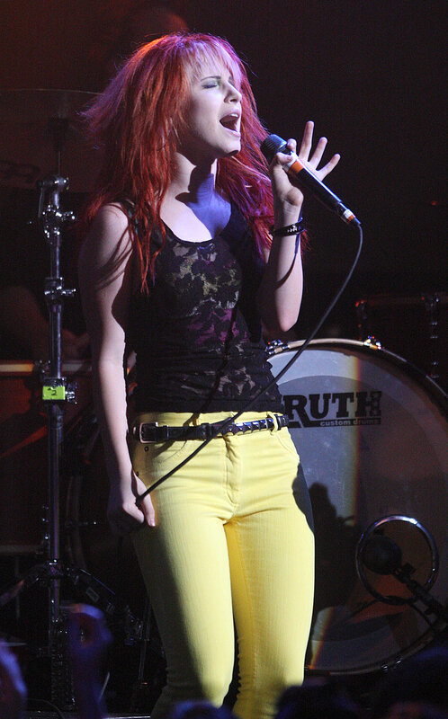 singer performing on stage