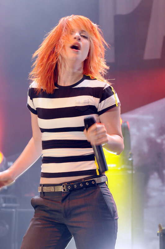 singer performing on stage