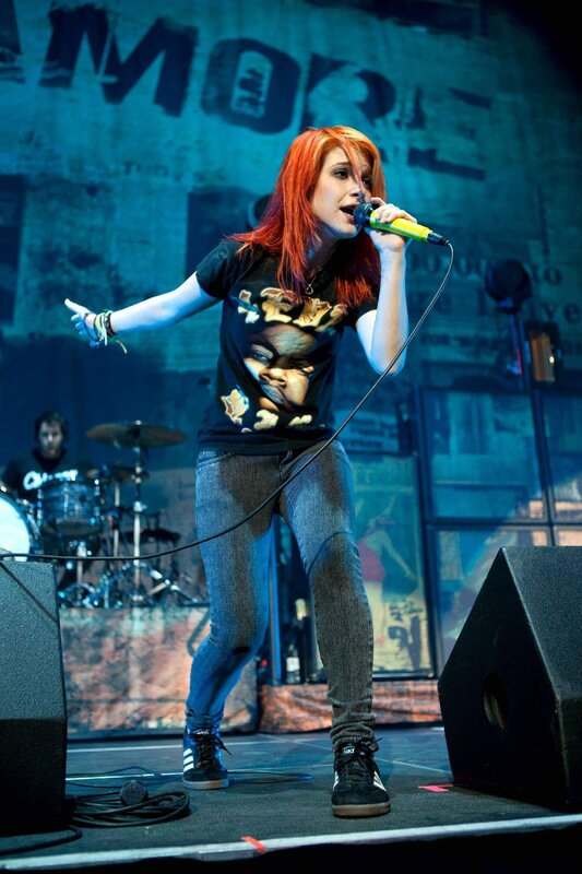 singer performing on stage