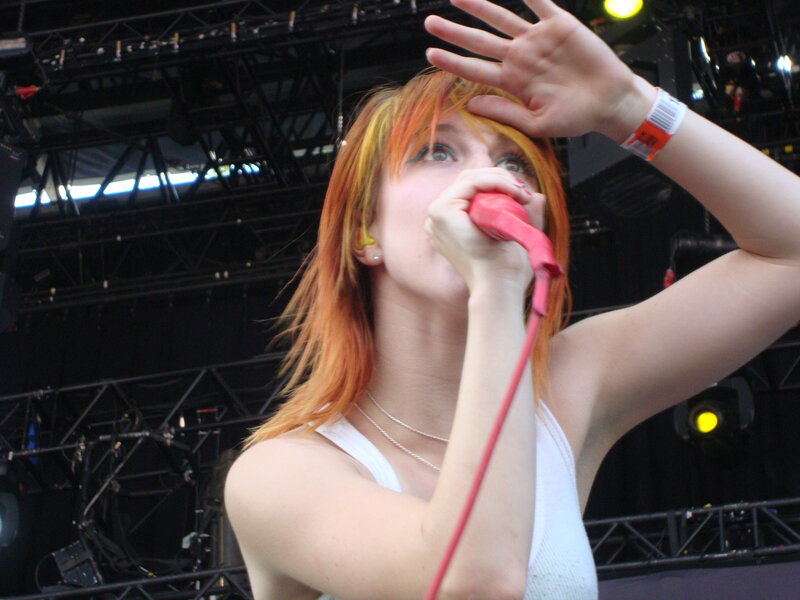 singer performing on stage