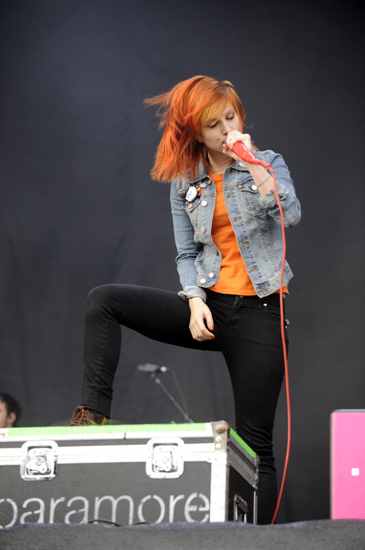 singer performing on stage