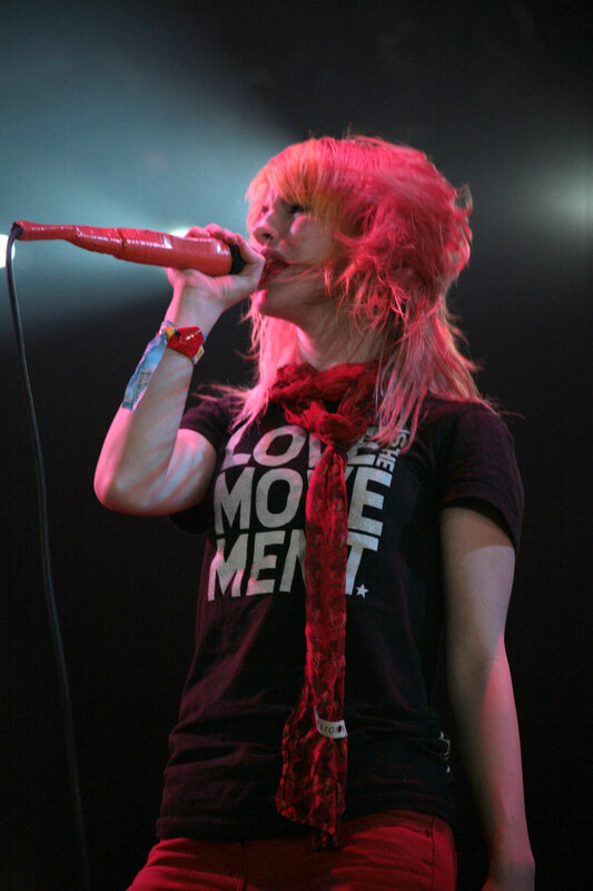 singer performing on stage