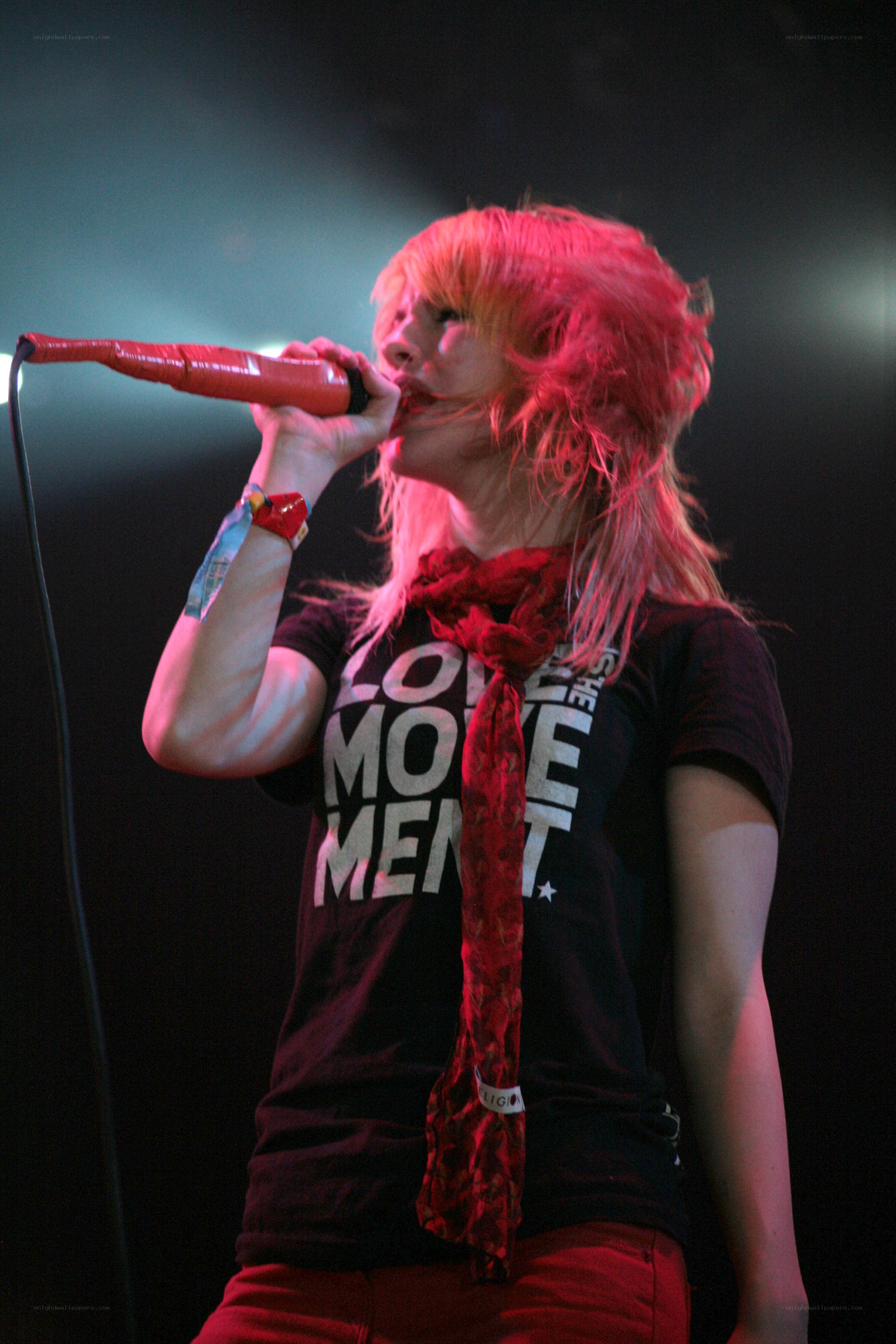 singer performing on stage
