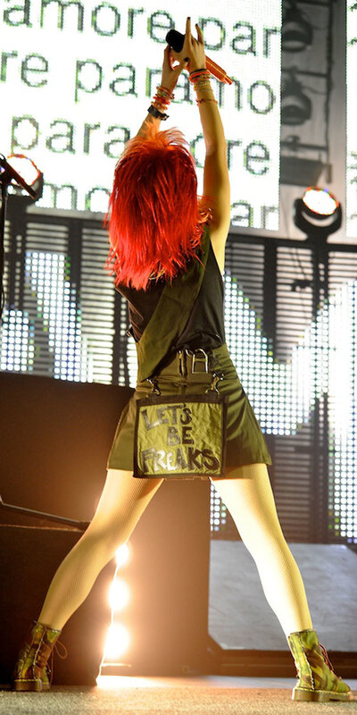 Singer performing on stage