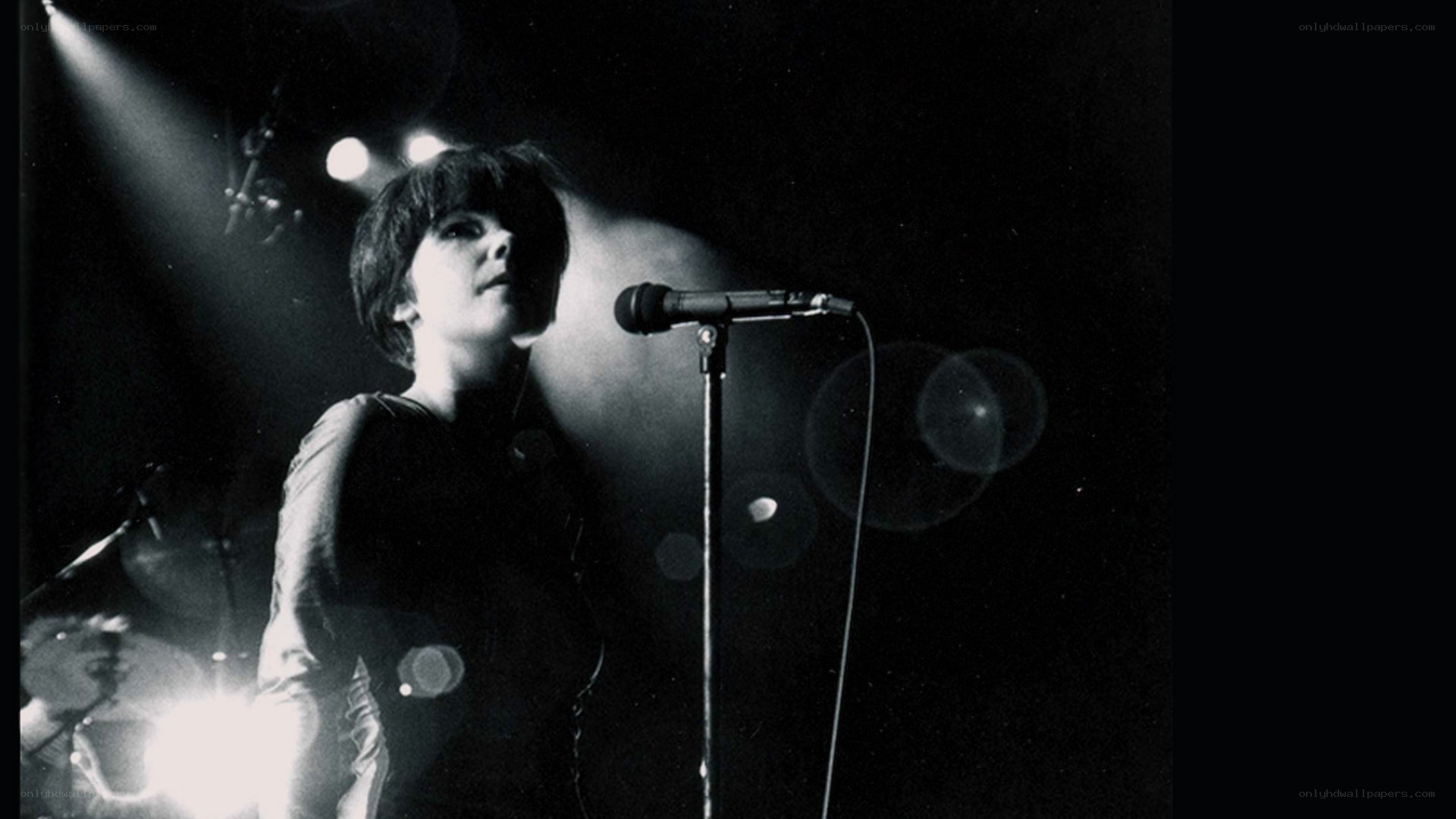 singer performing on stage