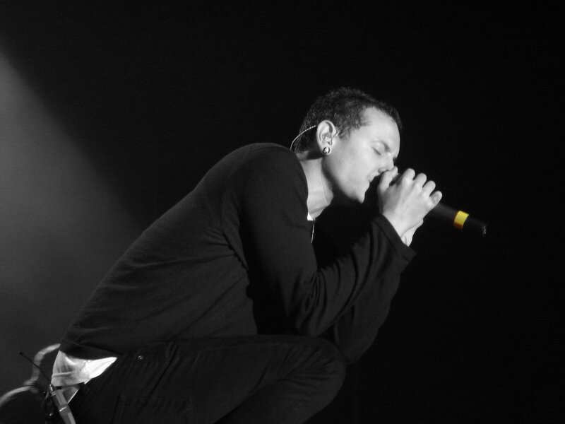 singer performing on stage