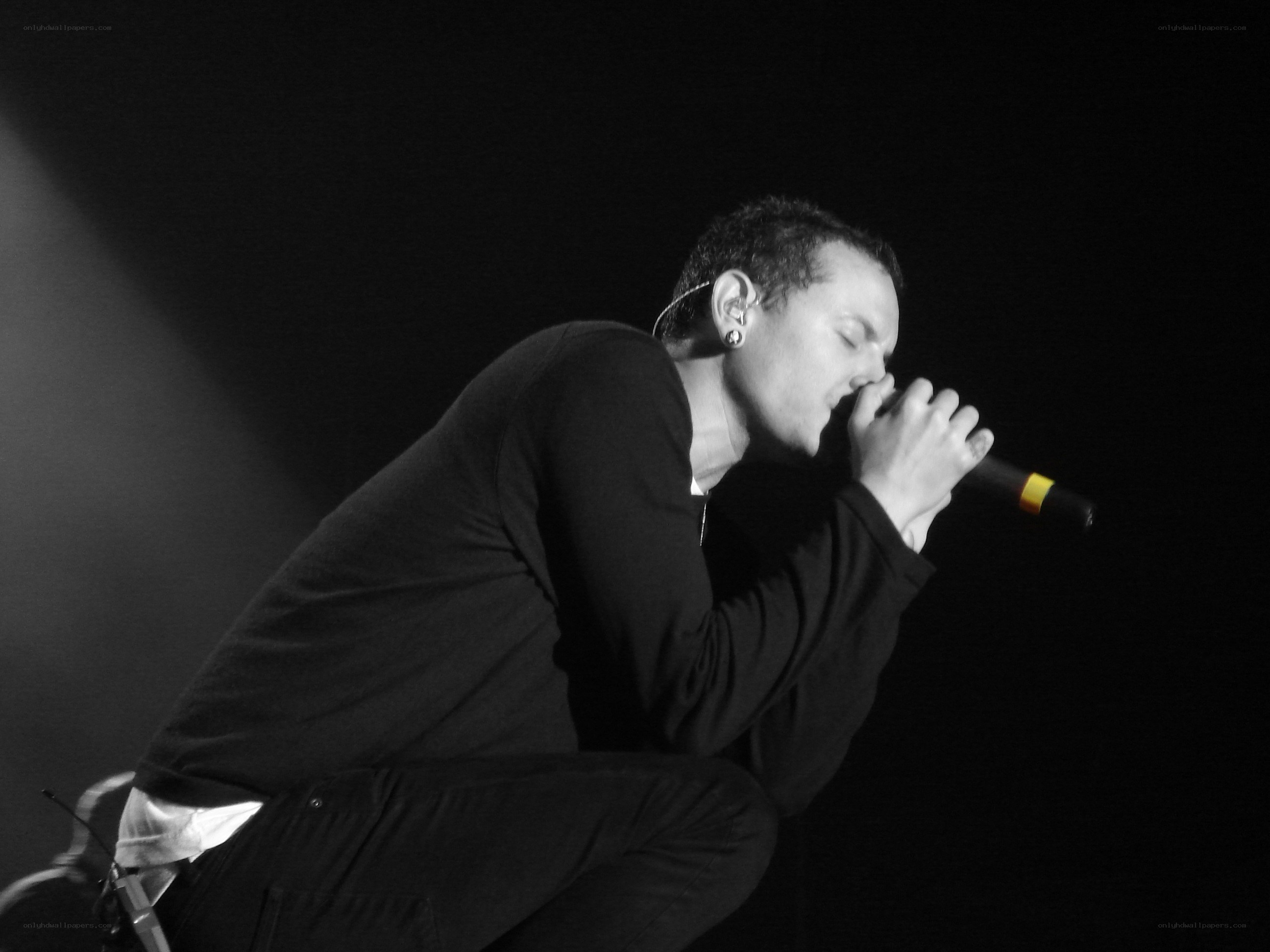 singer performing on stage
