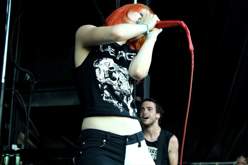 singer performing on stage