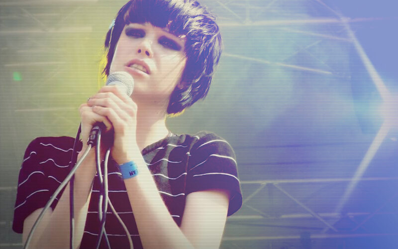 singer performing on stage