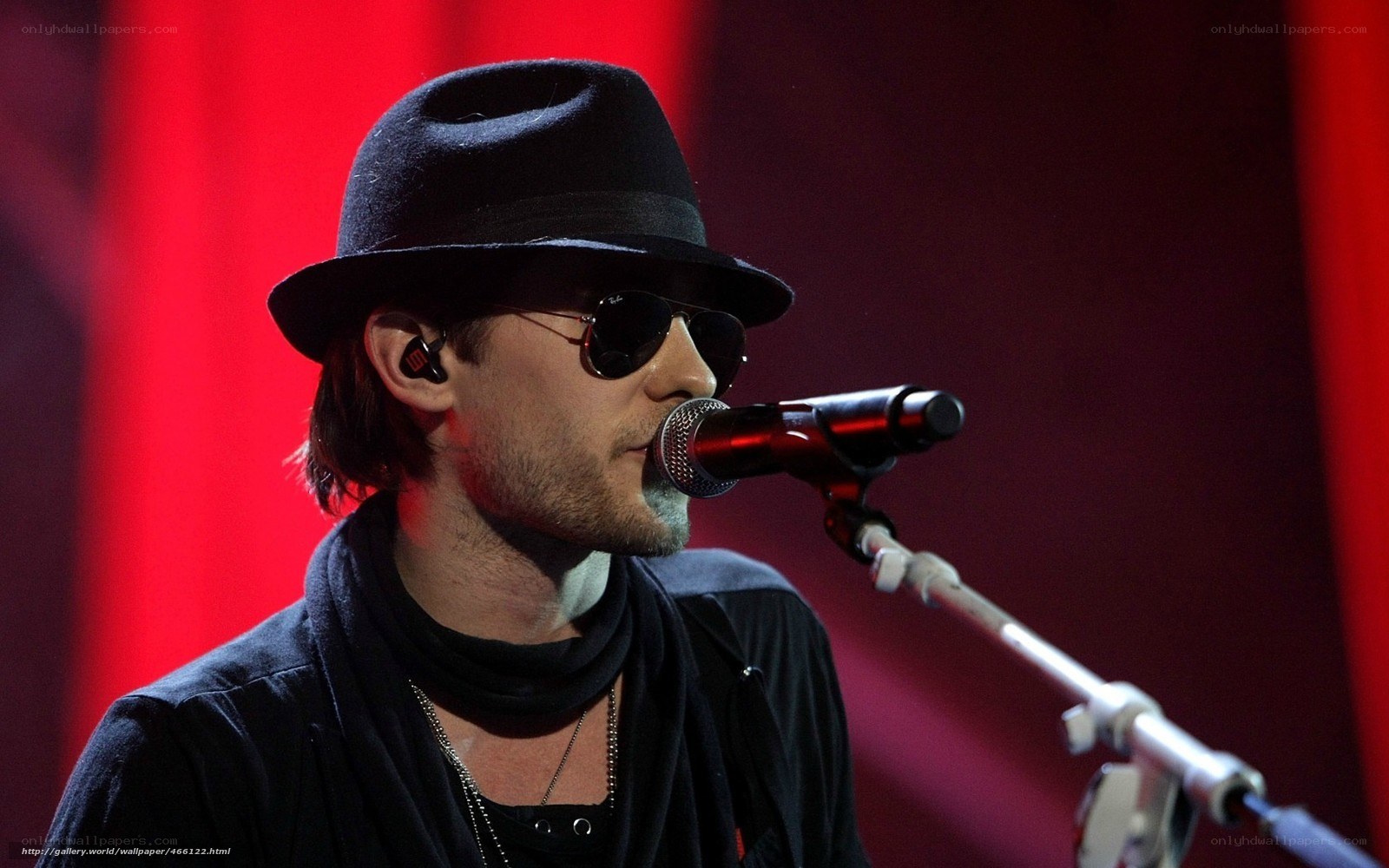 singer performing on stage