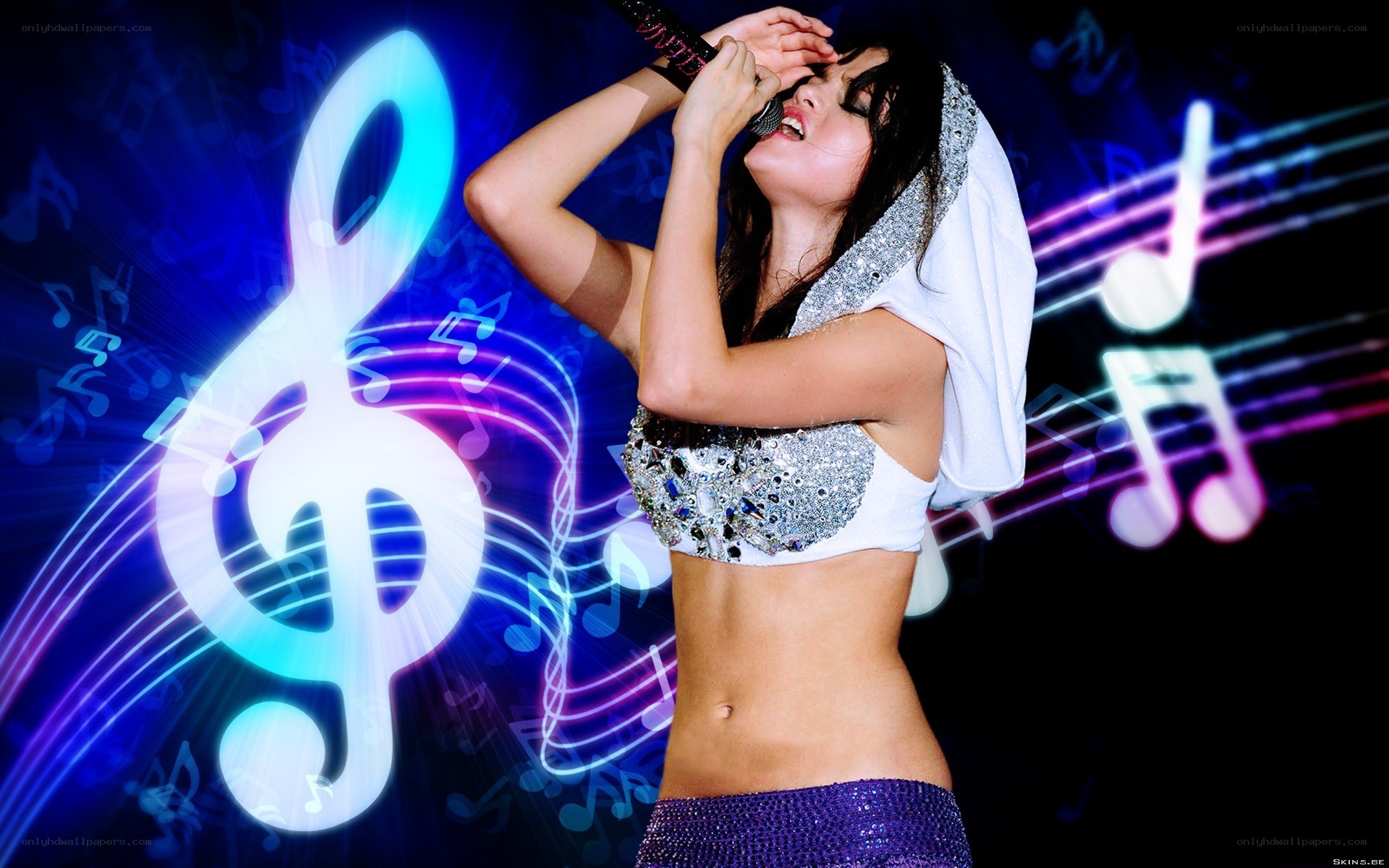singer performing on stage