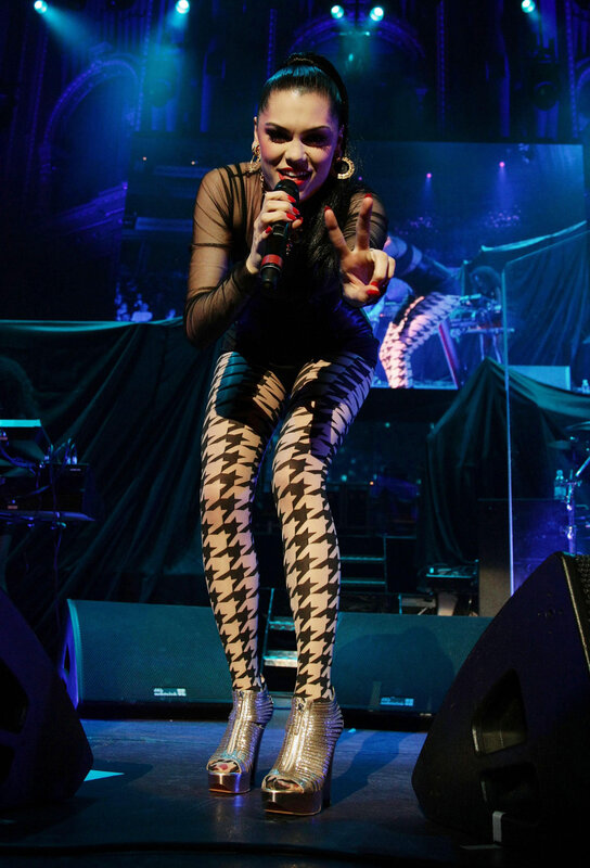Singer performing on stage