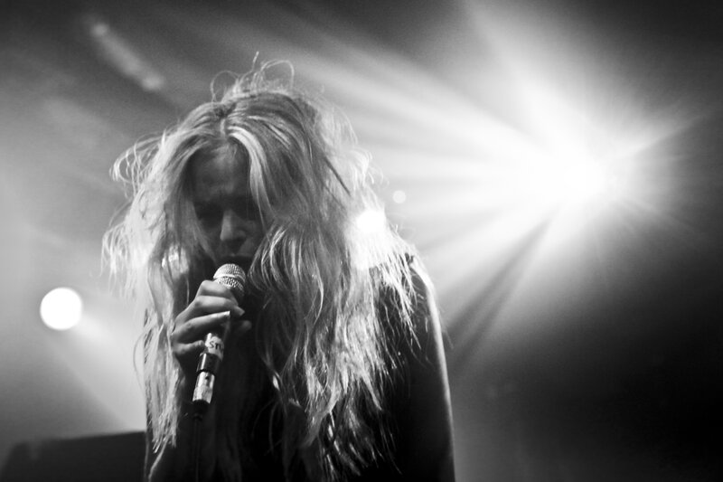 singer performing on stage