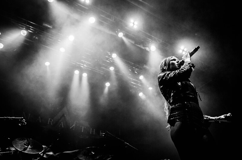 singer performing on stage