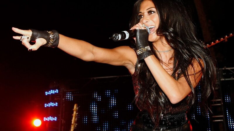 singer performing on stage