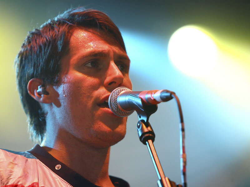 singer performing on stage