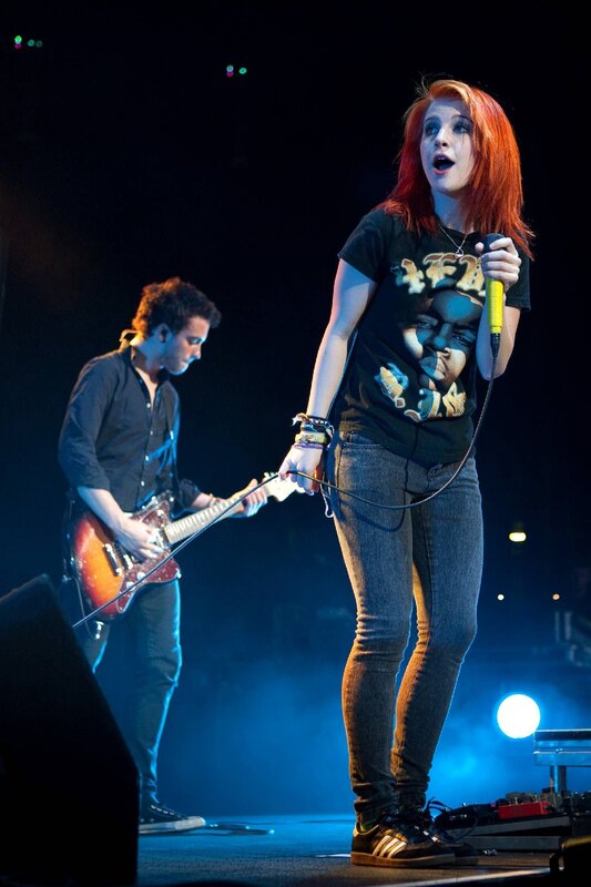 singer performing on stage