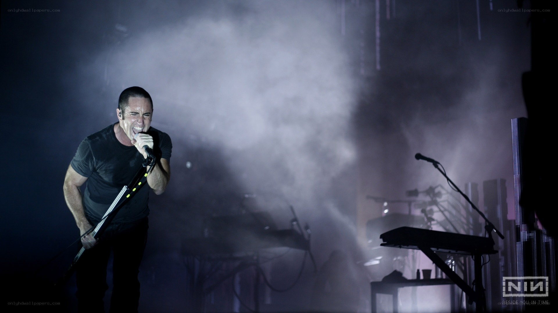 singer performing on stage