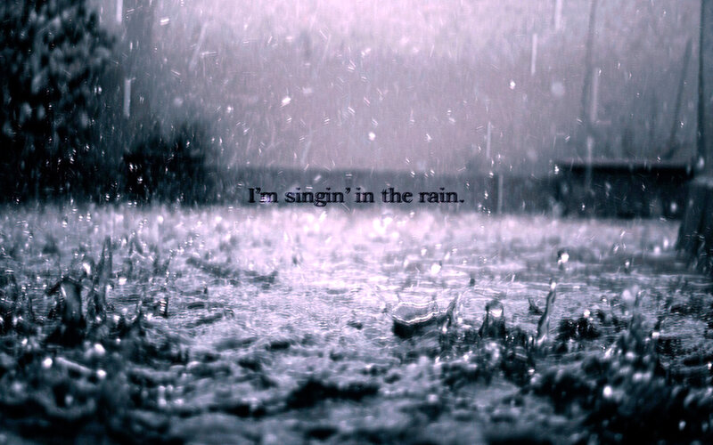 singing in the rain