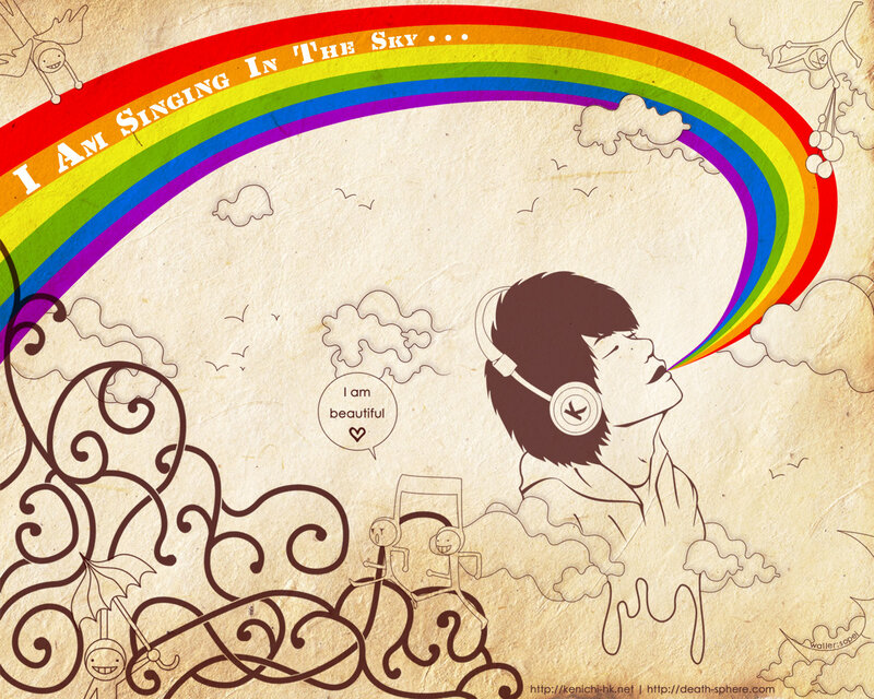 singing in the sky