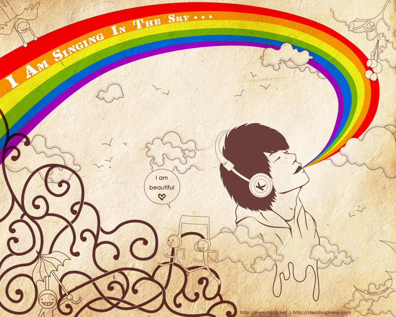 singing in the sky