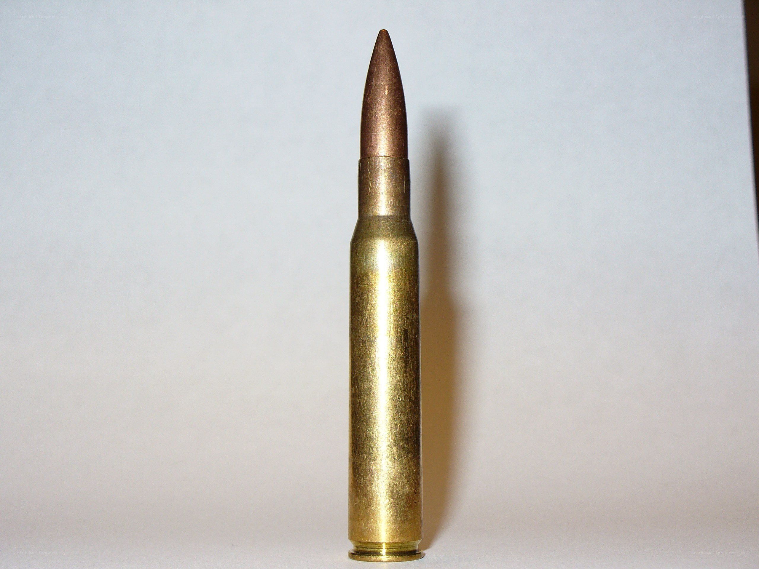 single bullet standing upright