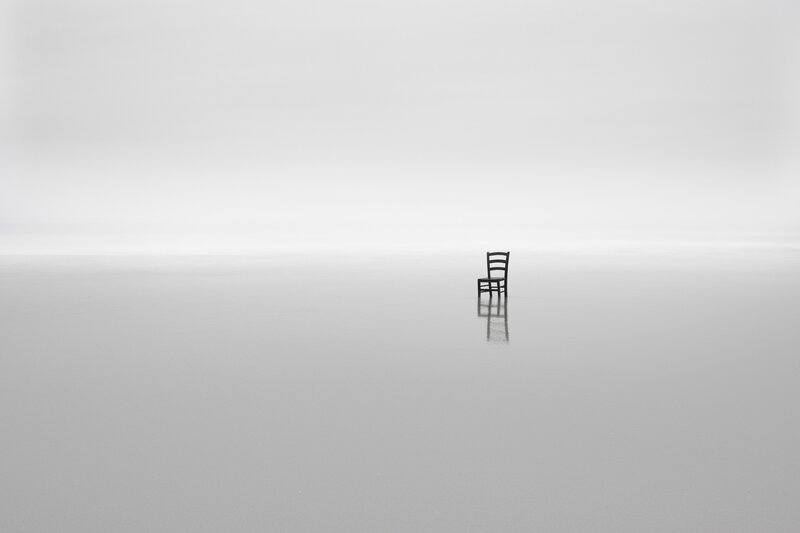 Single Chair in Fog