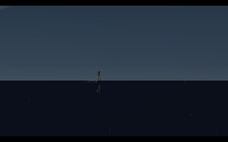 Single Character in Water