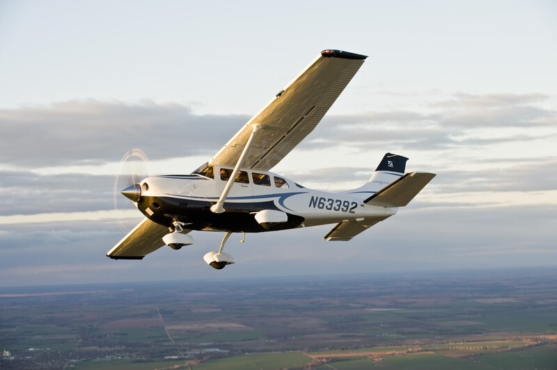 Single-engine Airplane — White