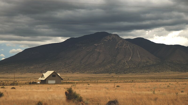 Single House in Field
