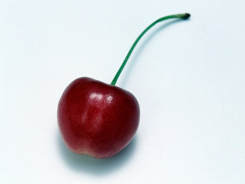 Single Red Cherry — Neutral